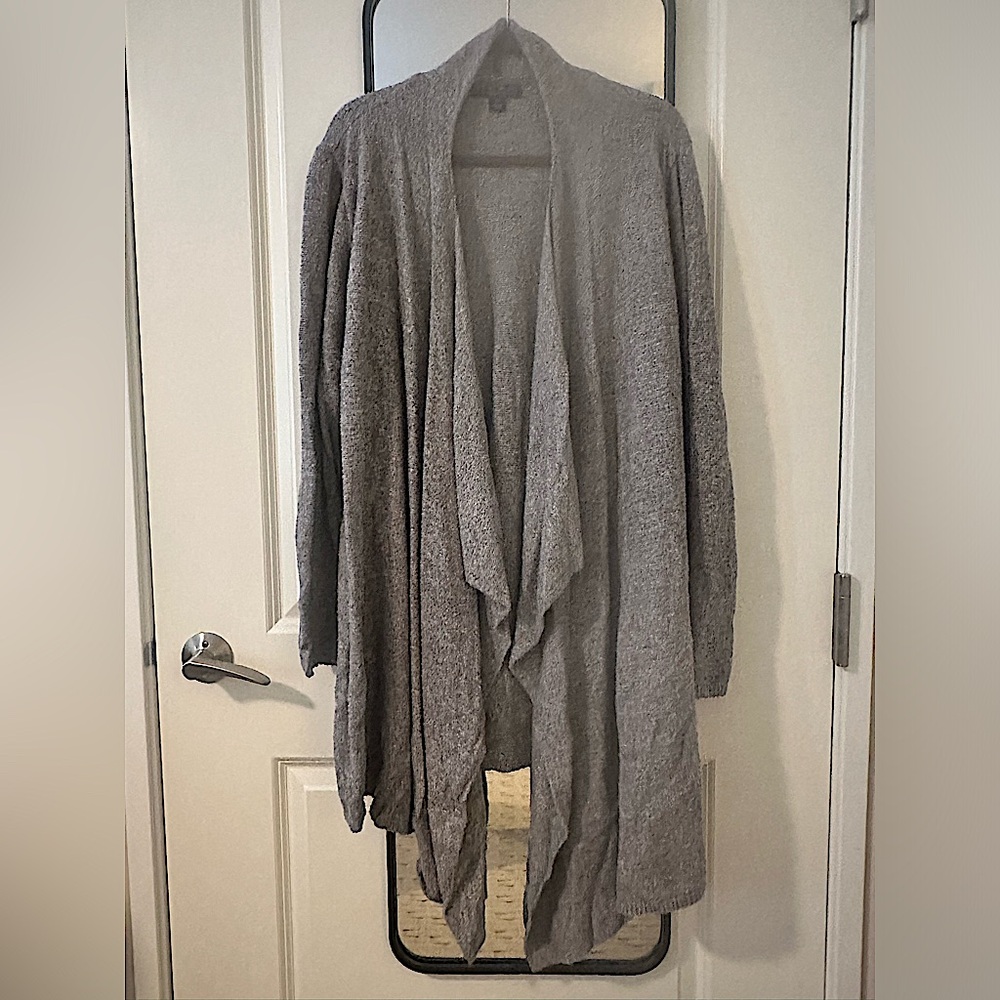 EUC Barefoot Dreams Bamboo Chic Lite Calypso Wrap Cardigan